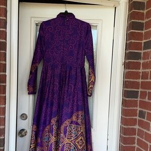 Elegant Purple Maxi Dress